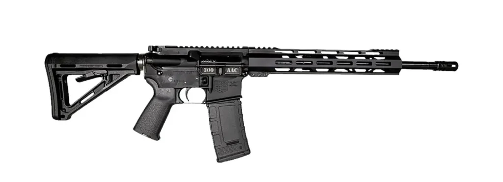 Diamondback DB1718B002 DB15 300 Blackout 30+1 Picatinny Rail Aluminum Receiver, Black Synthetic Stock | Elite Firearms