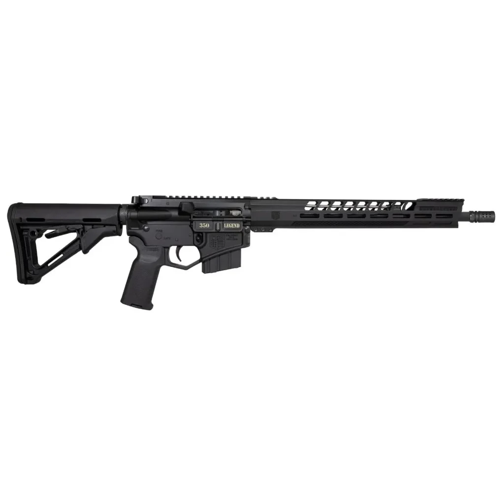 Diamondback DB1731T001 DB15 350 Legend 5+1/10+1 16" Nitride Treated Threaded Barrel w/Compensator, A3 Flattop Upper/DB-15 Black Gold Lower, 15" M-LOK Handguard, Magpul CTR Stock, MOE K2 Grip | Elite Firearms