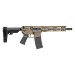 Diamondback DB1916K061 DB15 5.56 NATO 30+1 10" Flat Dark Earth Cerakote Heavy Barrel 9" M-LOK Handguard 7075-T6 Aluminum SBA3 Brace Magpul MOE Grip | Elite Firearms