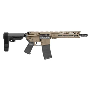 Diamondback DB1916K061 DB15  5.56 NATO 30+1 10" Flat Dark Earth Cerakote Heavy Barrel 9" M-LOK Handguard 7075-T6 Aluminum SBA3 Brace Magpul MOE Grip