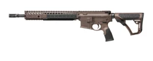 Daniel Defense 0208815126055 DDM4 M4A1 *CA Compliant 5.56x45mm NATO 14.50" 10+1 Mil-Spec Brown Cerakote 6 Position w/SoftTouch Overmolding Stock | Elite Firearms