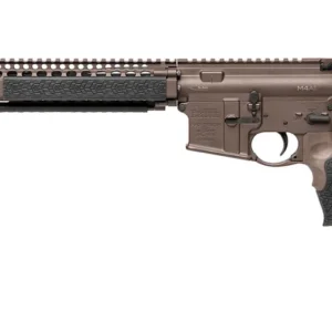 Daniel Defense 0208815126055 DDM4 M4A1 *CA Compliant 5.56x45mm NATO 14.50" 10+1 Mil-Spec Brown Cerakote 6 Position w/SoftTouch Overmolding Stock