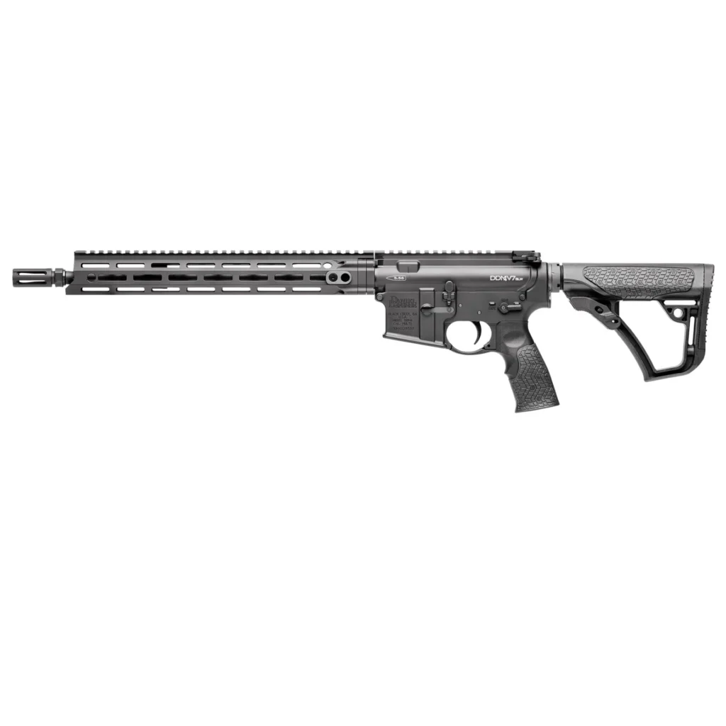 Daniel Defense 0212815049055 DDM4 V7 SLW *CA Compliant 5.56x45mm NATO 14.50" 10+1 Black Hard Coat Anodized 6 Position w/SoftTouch Overmolding Stock | Elite Firearms