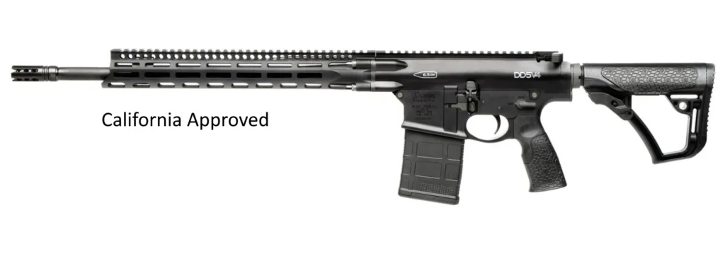 Daniel Defense 0215822207055 DD5 V4 *CA Compliant 6.5 Creedmoor 18" 10+1 Black Hard Coat Anodized 6 Position w/SoftTouch Overmolding Stock MLOK | Elite Firearms