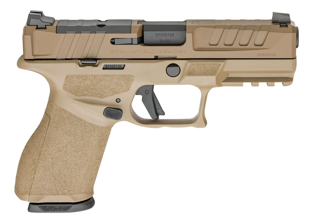 Springfield Echelon Handgun 9mm Luger 15rd Magazines (2) 4.5" Barrel Desert FDE U-Dot Sights | Elite Firearms