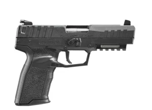 FN 66101276 Five-seveN MRD 5.7x28mm 10+1 4.80" Black Steel Barrel, Black Optic Ready/Serrated Steel Slide & Polymer Frame w/Picatinny Rail, Black Textured Polymer Grip, Ambidextrous | Elite Firearms