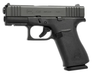 Glock UX4350201FR G43X Sub-Compact Frame 9mm Luger 10+1 3.41" Black GMB Barrel, Black nDLC Front Rail/Serrated Steel Slide, Black Polymer Frame w/Beavertail, Black Textured Grip, Ambidextrous | Elite Firearms