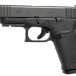 Glock UA4850201FR G48 Gen5 Slim Compact 9mm Luger 10+1 4.17" Black Steel Barrel Black, nDLC Front Rail/Serrated Slide, Black Polymer Frame w/Beavertail, Black Textured Polymer Grips, USA Made | Elite Firearms