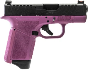 Gforce Arms GF932512PIB Rapture Sub-Compact Frame 9mm Luger 12+1 3.25" Black Steel Barrel, Black Steel Optic Cut/Serrated Slide, Pink Cerakote Polymer Frame, Shield RMSc/RMR Footprint | Elite Firearms