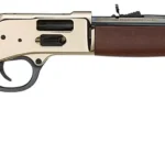 Henry H006GCML Mare's Leg Side Gate 45 Colt (LC) 5+1 12.90" Blued Octagon Barrel, Polished Hardened Brass Rec, American Walnut Furniture, Large Loop Lever, Adj. Sight | Elite Firearms