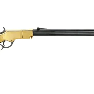Henry H011 Original Henry Rifle 44-40 Win Caliber with 13+1 Capacity, 24.50" Octagon Blued Barrel, Polished Brass Metal Finish & Fancy American Walnut Stock, Right Hand (Full Size)