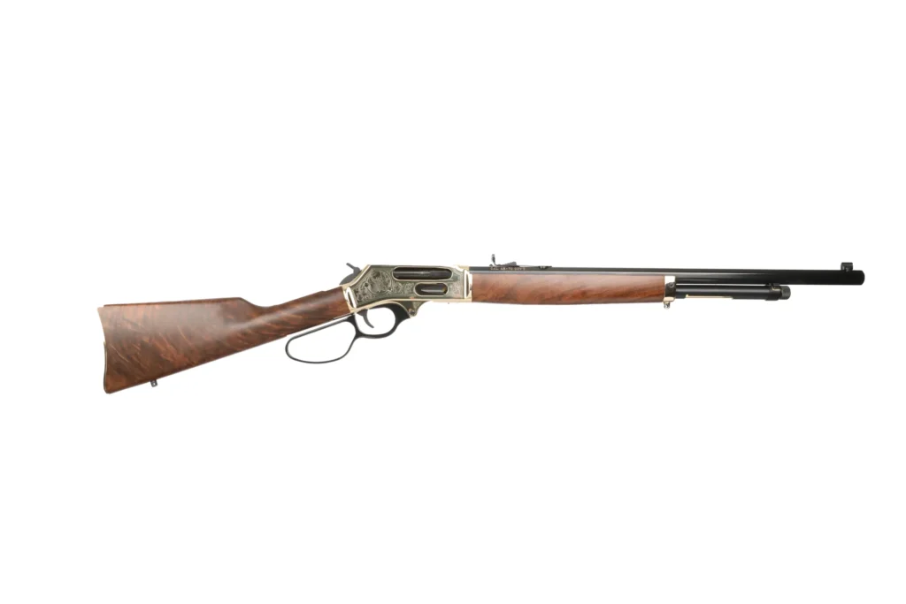 Henry Brass Wildlife Edition Side Gate Rifle .45-70 Govt 4rd Magazine 22" Barrel Walnut Engraved Receiver Large Loop Lever | Elite Firearms