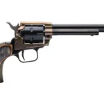 Heritage Mfg RR22CH6 Rough Rider 22 LR 6 Shot, 6.50" Black Oxide Steel Barrel, Simulated Case Hardened Zinc Alloy Frame, Black Oxide Cylinder, Camo Laminate Grip, Manual Safety, Exposed Hammer | Elite Firearms