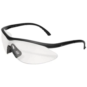 Edge Eyewear Fastlink Shooting Glasses Black Frame with Clear G15 Vapor Shield Lens | Elite Firearms