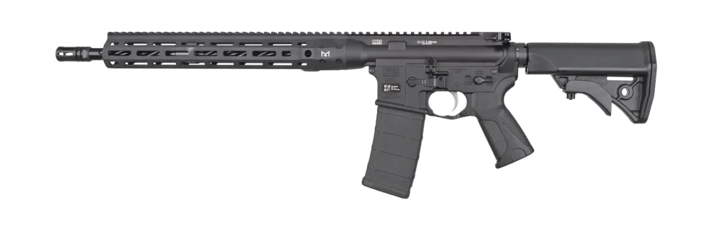 LWRC ICDIR5B16ML Individual Carbine 5.56x45mm NATO 16.10" 30+1 Black Hard Coat Anodized Adjustable Stock | Elite Firearms