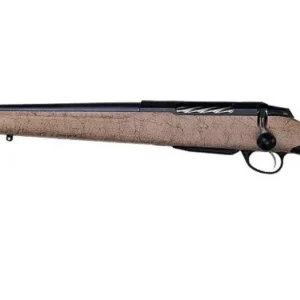 Tikka JRTXRT418 T3x Lite 270 Win 3+1 22.40" Fluted/Threaded, Black Barrel/Rec, Black Webbed Tan Roughtech Synthetic Stock, Interchangeable Grip, Muzzle Brake Left Hand