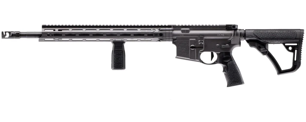 Daniel Defense 0212810739055 DDM4 V7 Pro *CA Compliant 5.56x45mm NATO 18" 10+1, Cobalt Rec, Black OEM Overmolded Stock & Grip, Geissele Trigger | Elite Firearms