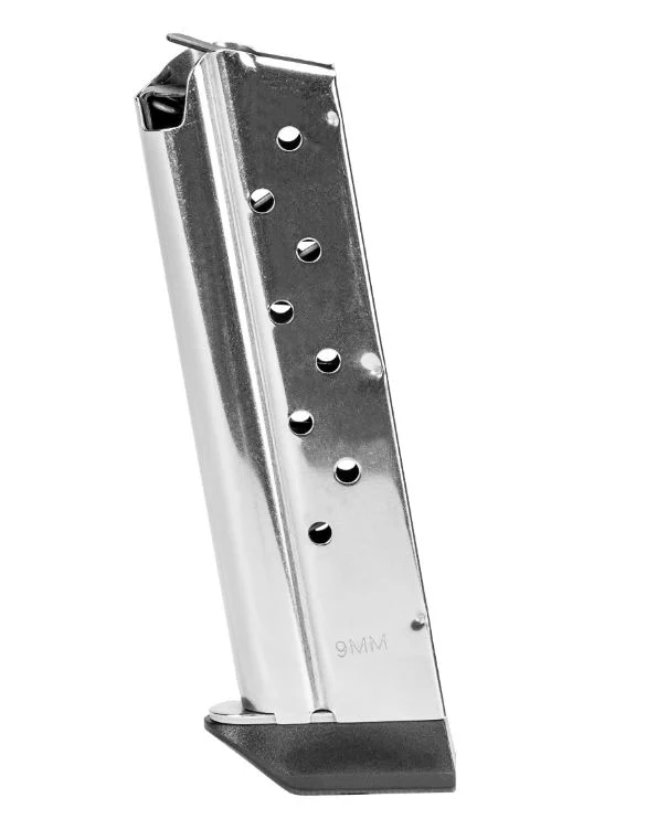 MAG KIMBER 9MM 9RD SS SILVER EXT BP | Elite Firearms
