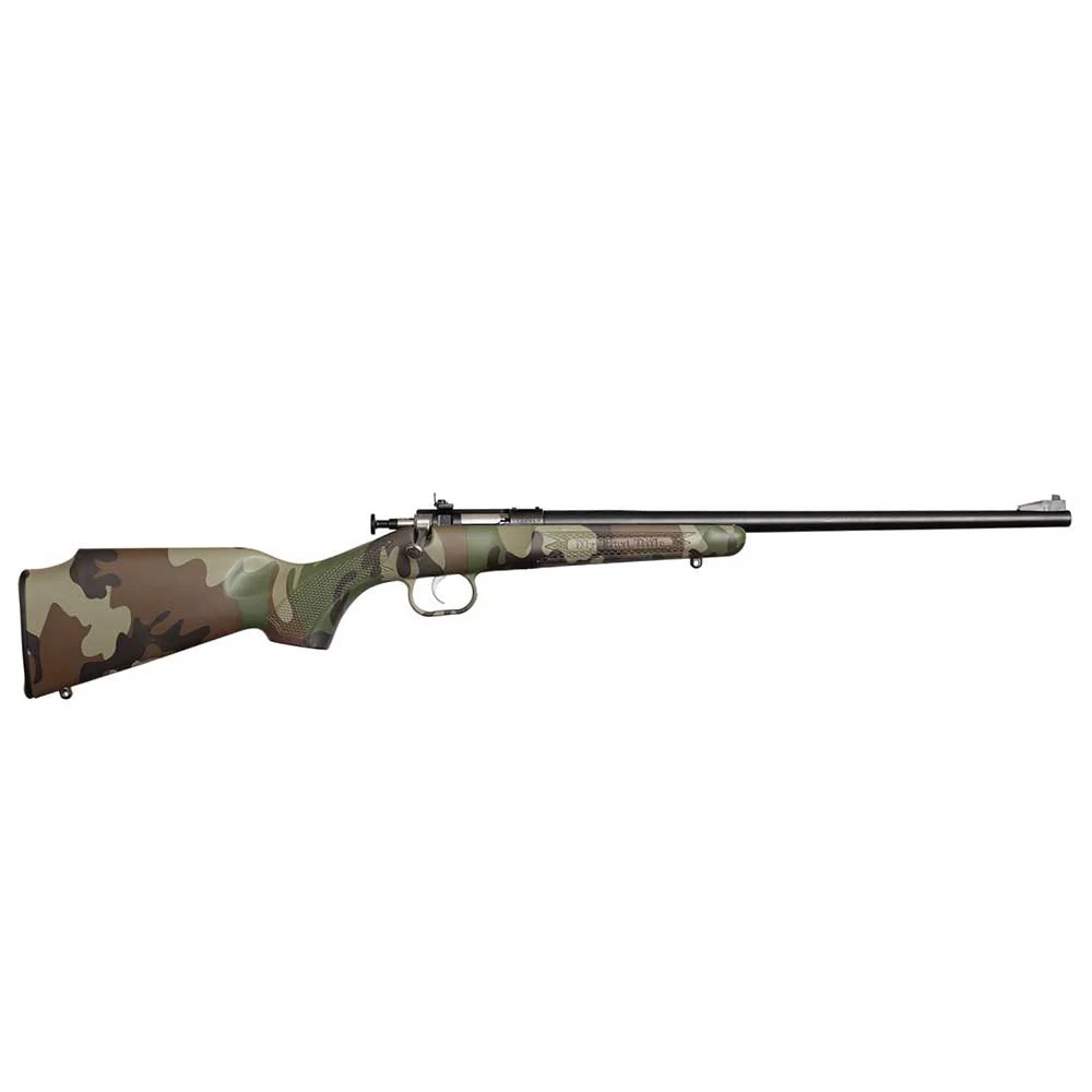 Crickett KSA2170 My First Rifle Gen2 22 S/L/LR Single Shot 16.10" Blued Barrel & Receiver, M81 Woodland Camo Synthetic Fixed Stock, EZ Loader | Elite Firearms