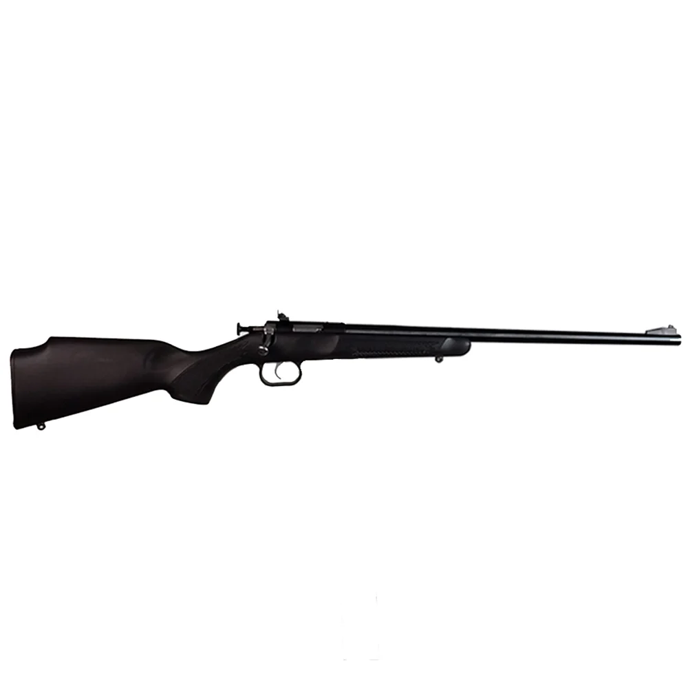 Crickett KSA2240 Youth 22 LR 1rd 16.12" Blued Barrel & Receiver, Fixed Front/Adjustable Rear Peep Sights, Black Synthetic Stock w/11.5" LOP, Rebounding Firing Pin Safety | Elite Firearms