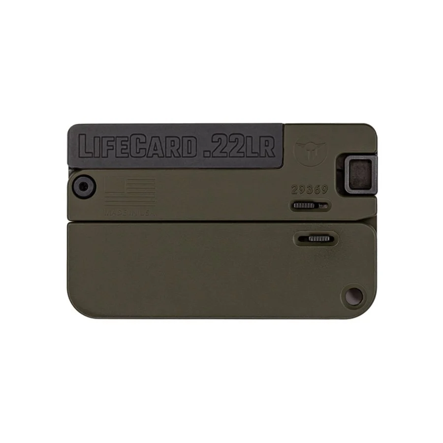 TBZR Lifecard 22lr Polymer handle OD Grn | Elite Firearms