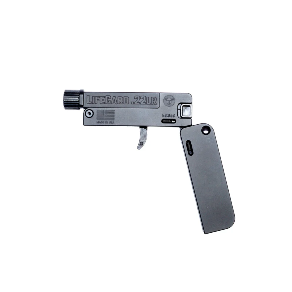 Trailblazer Firearms LC1-T Lifecard Handgun .22LR Single Shot 2.5" Threaded Barrel Black Grip | Elite Firearms