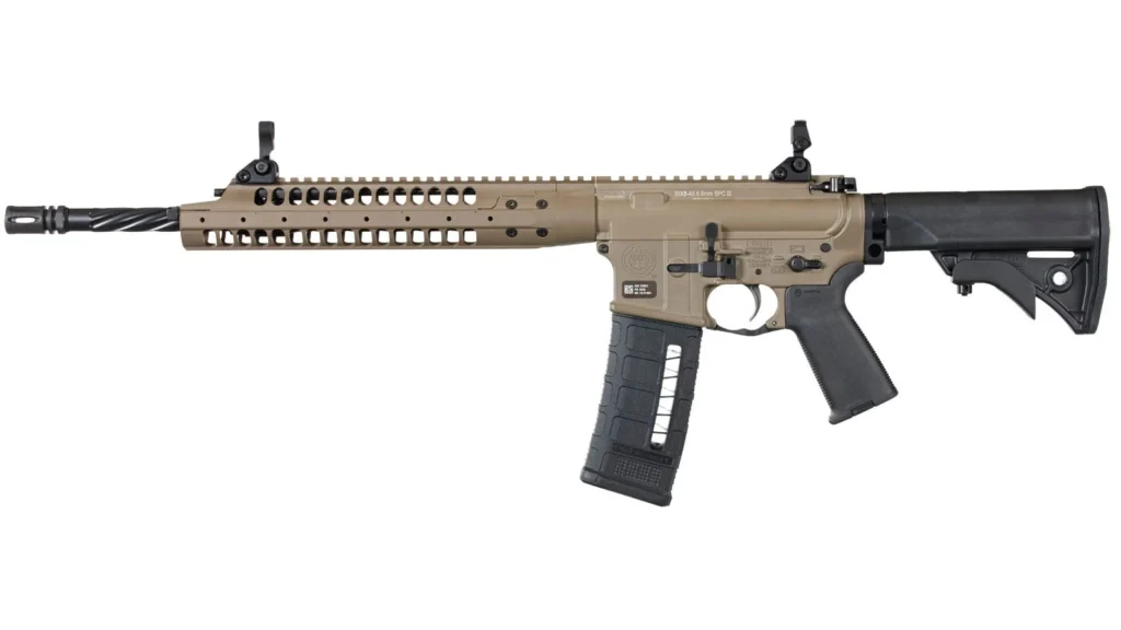 LWRC SIX8A5RCK16 SIX8 A5 6.8mm Rem SPC II 16.10" 30+1 Flat Dark Earth Cerakote Adjustable Stock | Elite Firearms