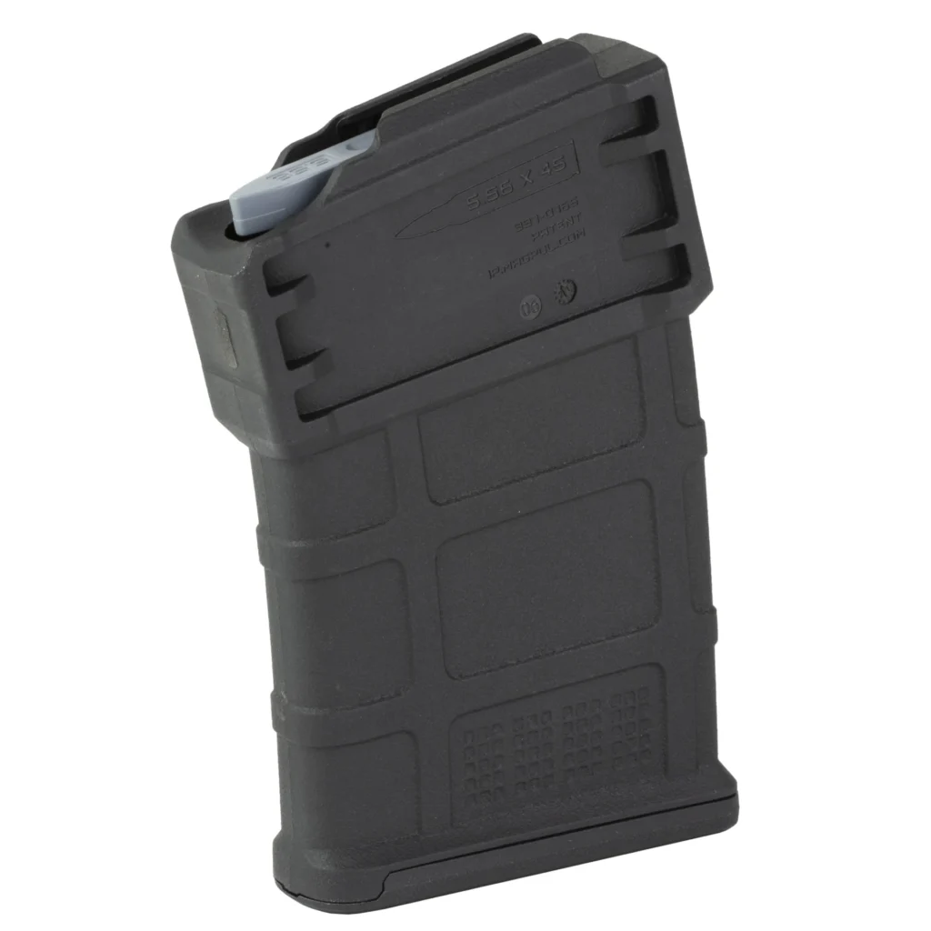 Magpul MAG1100-BLK PMAG 10 AC Black AICS 10rd 5.56x45mm NATO compatible with Short Action Magpul Hunter Stock