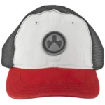 Magpul MAG1105-110 Icon Patch Trucker Hat Stone/Red/Black Adjustable Snapback OSFA Unstructured