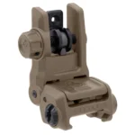 Magpul MAG1167-FDE MBUS 3 Sight Rear  Flat Dark Earth Flip Up for AR-10/AR-15/M4/M16/M110/SR-25 | Elite Firearms