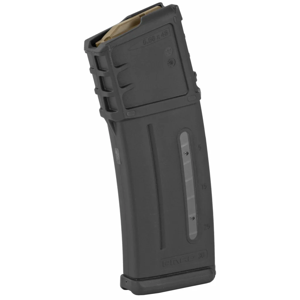 Magpul MAG234-BLK PMAG 30G MagLevel Black Detachable with Capacity Window 30rd 223 Rem, 5.56x45mm NATO for H&K G36