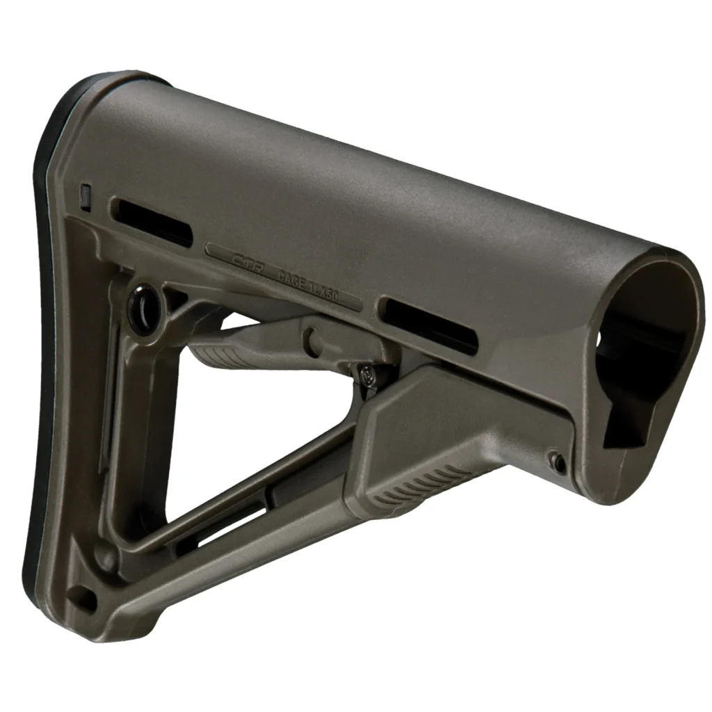 Magpul MAG310-ODG CTR Carbine Stock OD Green Synthetic for AR-15, M16, M4 with Mil-Spec Tube (Tube Not Included)