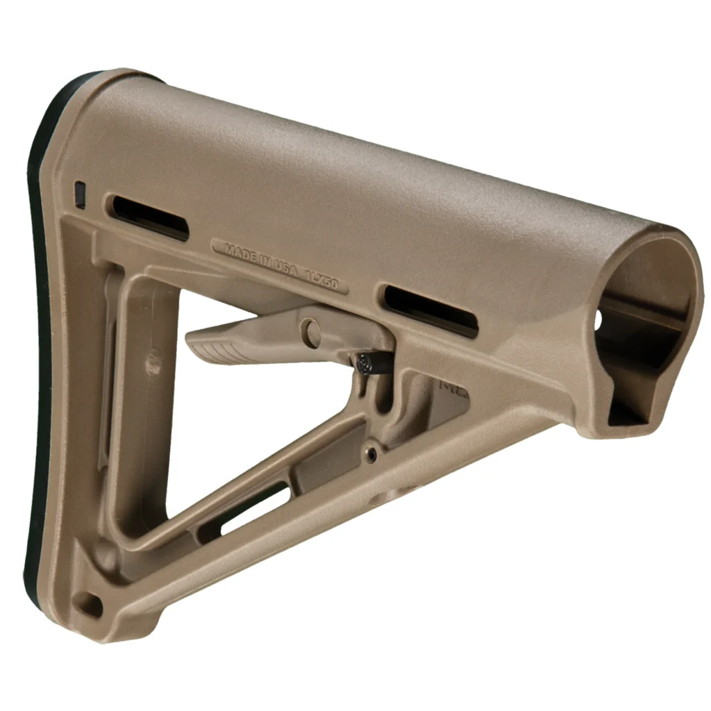 Magpul MAG400-FDE MOE Carbine Stock Flat Dark Earth Synthetic for AR-15, M16, M4 with Mil-Spec Tube (Tube Not Included)