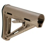 Magpul MAG400-FDE MOE Carbine Stock Flat Dark Earth Synthetic for AR-15, M16, M4 with Mil-Spec Tube (Tube Not Included)