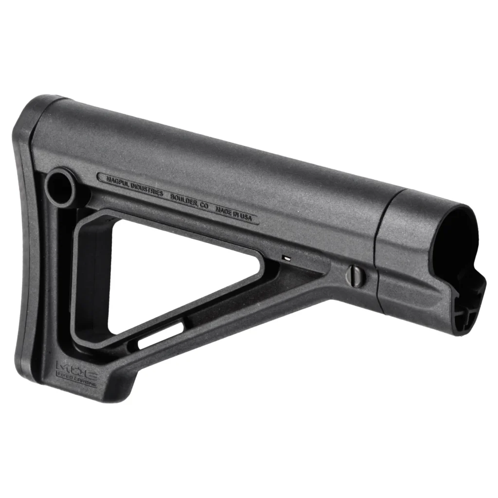 Magpul MAG480-BLK MOE Carbine Stock Black Synthetic, Fits AR-15/M16/M4, 8.80" OAL