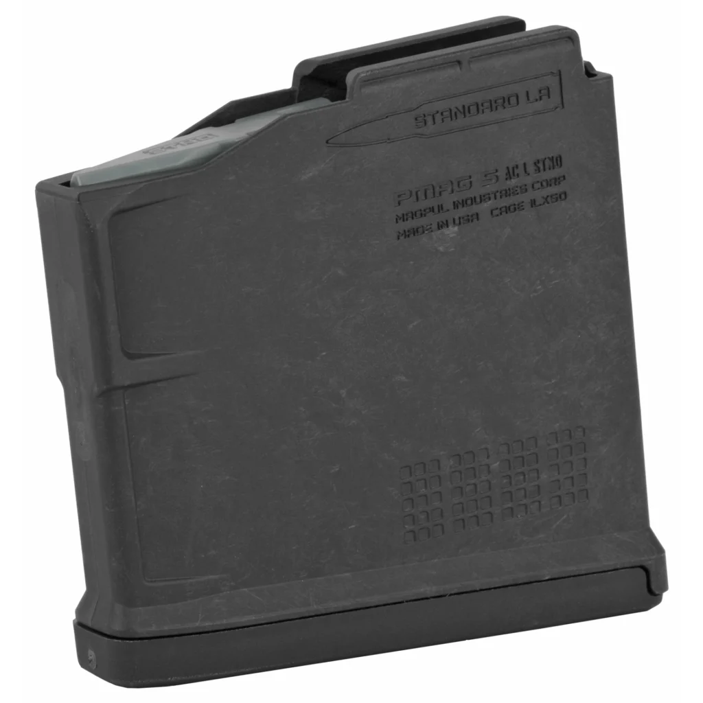Magpul MAG671-BLK PMAG  Black AICS 5rd 270 Win, 30-06 Springfield, 25-06 Rem, 280 Rem, 8mm-06 Ackley Improved for Long Bolt Action Rifles