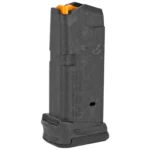 Magpul MAG674-BLK PMAG GL9 12rd 9mm Luger Compatible w/Glock 26 Black Polymer