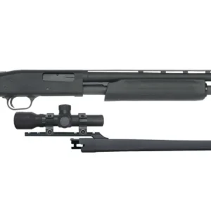 Mossberg 58244 500 Field/Deer 12 Gauge 5+1 3" 28" Vent Rib/24" Slugster Barrels, Blued Metal Finish, Synthetic Dual Comb Stock,  Includes Accu-Set Chokes & 2.5x20mm Scope