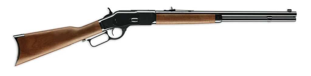 Winchester Repeating Arms 534200140 Model 1873 Short Rifle 44-40 Win 10+1 20" Blued Round Barrel, Rifle-Style Forearm & Cap, Walnut Straight Grip Stock w/Crescent Buttplate, Steel Loading Gate | Elite Firearms