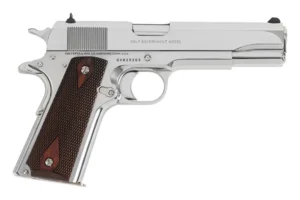 Colt Mfg O1911CBS38 1911 Government 38 Super 9+1 5" Stainless Steel Barrel, Bright Stainless Serrated Slide, Bright Stainless Steel Frame w/Beavertail | Elite Firearms