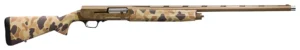 Browning 0119072005 A5 Wicked Wing 12 Gauge 26" 4+1 3.5" Burnt Bronze Cerakote Vintage Tan Camo Fixed Textured Grip Panels Stock Right Hand (Full Size) Includes Banded Invector-DS Extended Chokes | Elite Firearms