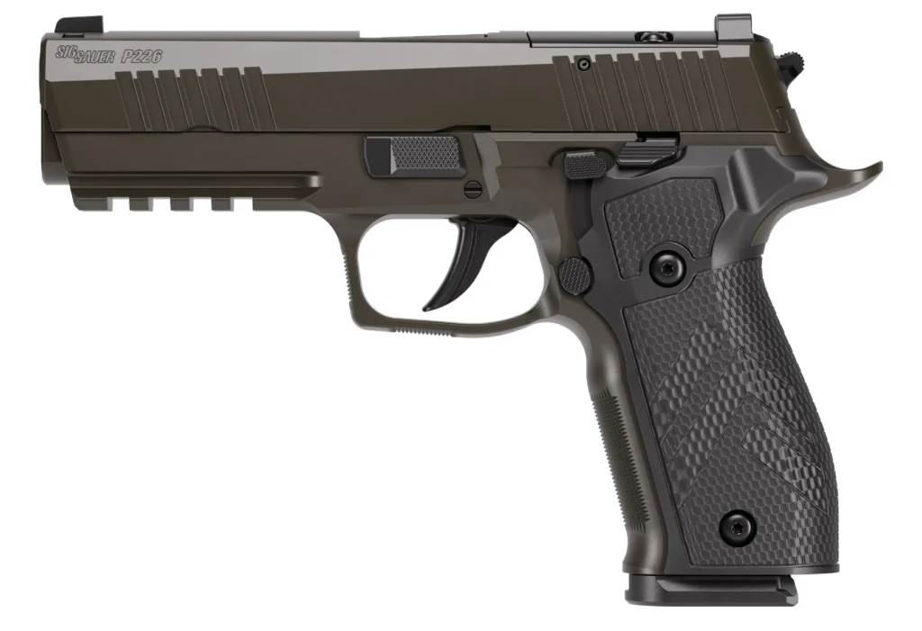 Sig Sauer P226 XCarry Legion Handgun 9mm Luger 10rd Magazines(3) 3.8" Barrel DA/SA Optic Ready Legion Grey Cerakote | Elite Firearms