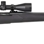 Mossberg 27932 Patriot 243 Win Caliber with 5+1 Capacity, 22" Fluted Barrel, Matte Blued Metal Finish & Black Synthetic Stock Right Hand (Full Size) Includes Vortex Crossfire II 3-9x40mm Scope | Elite Firearms