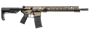 Patriot Ordnance Factory 00910 Renegade +  223 Rem,5.56x45mm NATO 16.50" 30+1 Burnt Bronze 6 Position MFT BMS Minimalist Stock | Elite Firearms