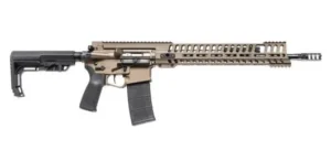 Patriot Ordnance Factory 01145 P415 Edge 223 Rem,5.56x45mm NATO 16.50" 30+1 Burnt Bronze Rec Black 6 Position MFT Stock/Grip | Elite Firearms