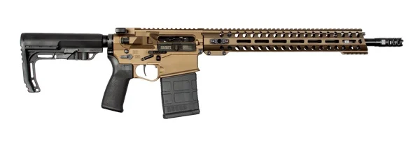 Patriot Ordnance Factory 01582 Revolution 308 Win,7.62x51mm NATO 16.50" 20+1 Bronze 6 Position MFT BMS Minimalist Stock | Elite Firearms