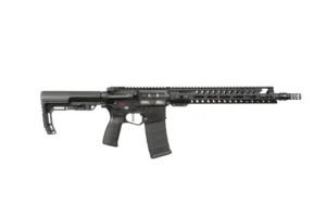 Patriot Ordnance Factory 02039 Renegade + 5.56x45mm NATO 30+1, 13.75" Steel Threaded Barrel, Black Aluminum Receiver | Elite Firearms