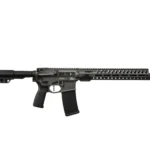 Patriot Ordnance Factory 02049 Minuteman 300 Blackout 30+1 13.75" Black Nitride Barrel/ Tungsten Cerakote Aluminum Receiver Picatinny Rail | Elite Firearms