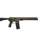 Patriot Ordnance Factory 02050 Minuteman  300 Blackout 30+1 13.75" Black Nitride Barrel/ Patriot Brown Cerakote Aluminum Receiver Picatinny Rail | Elite Firearms