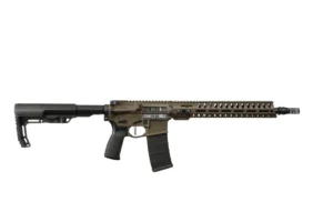 Patriot Ordnance Factory 02050 Minuteman  300 Blackout 30+1 13.75" Black Nitride Barrel/ Patriot Brown Cerakote Aluminum Receiver Picatinny Rail | Elite Firearms
